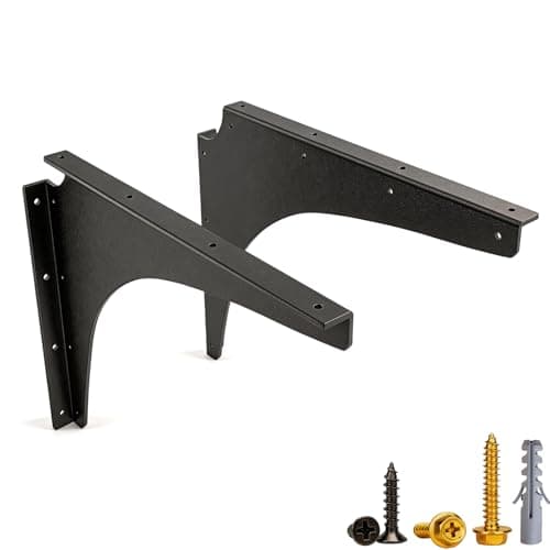 FIGHT FOR YOU Heavy Duty Shelf Brackets, 1000 lb Pair Rating
