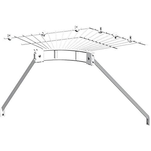 ClosetMaid Ventilated Wire Corner Shelf for 12 in Shelf and Rod