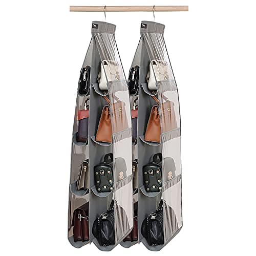 zebricolo Hanging Handbag Organizer, 2-Pack