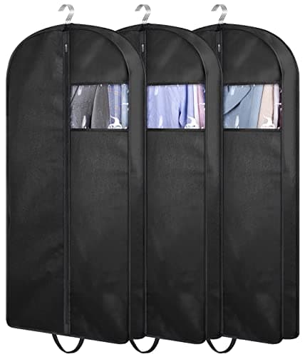 KIMBORA 43 in Gusseted Suit Bags, 3-Pack