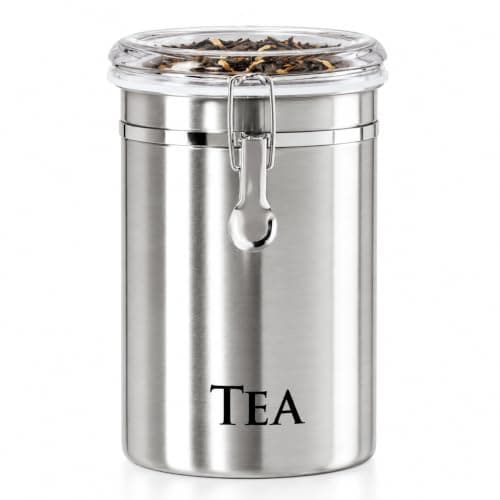 Oggi Stainless Steel Tea Canister, 62 fl oz