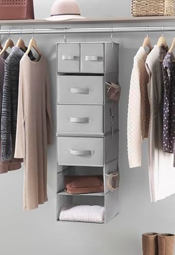 Whitmor Multifunctional Hanging Organizer with Drawer Inserts