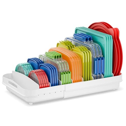 EVERIE Expandable Lid Organizer for 12 in Cabinets