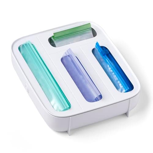 YouCopia StoraBag Drawer Food Bag Dispenser, 4-Slot