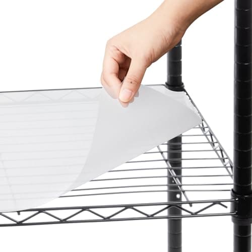 Sliner Plastic Shelf Liners for Wire Shelving, 8-Pack