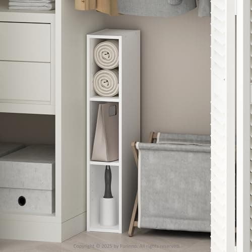 Furinno Reed 3-Tier Closet Organizer, Open Shelf