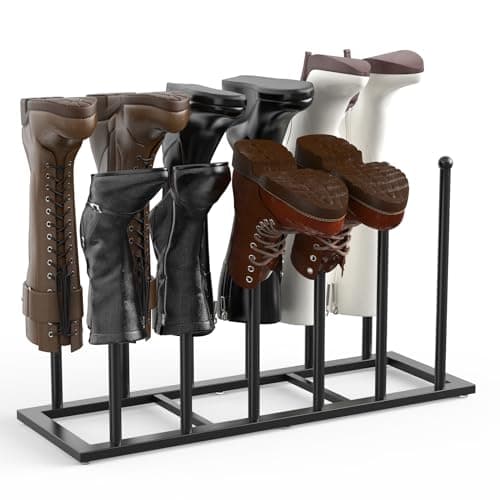 HzTinT Freestanding Tall Boot Rack, 19.5 in Poles
