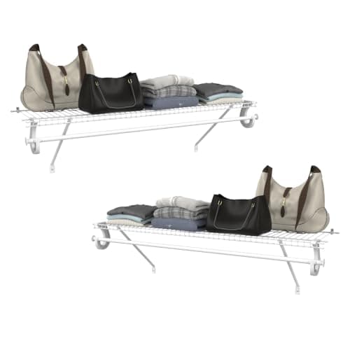 ClosetMaid SuperSlide Ventilated Shelf Kit with Closet Rod