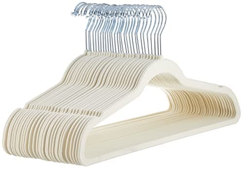 Amazon Basics Velvet Slim Non-Slip Hangers