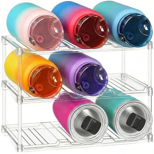 Lifewit Stackable Water Bottle Organizer, 40 oz Slots