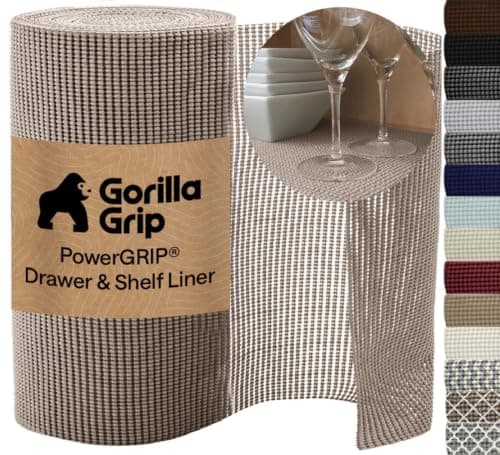 Gorilla Grip powerGRIP Drawer, Shelf and Cabinet Liner