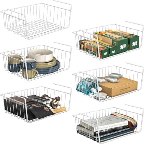 Simple Houseware Slide-Under Shelf Storage Basket