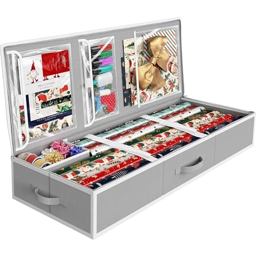 Simple Houseware 41.5 in Under-Bed Wrapping Paper Organizer