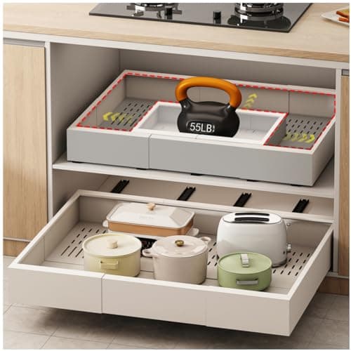 Fokyfok Expandable Pull-Out Organizer, 23 to 31 in Wide