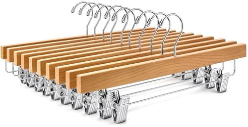 Zober Non-Slip Clamp Trouser Hangers